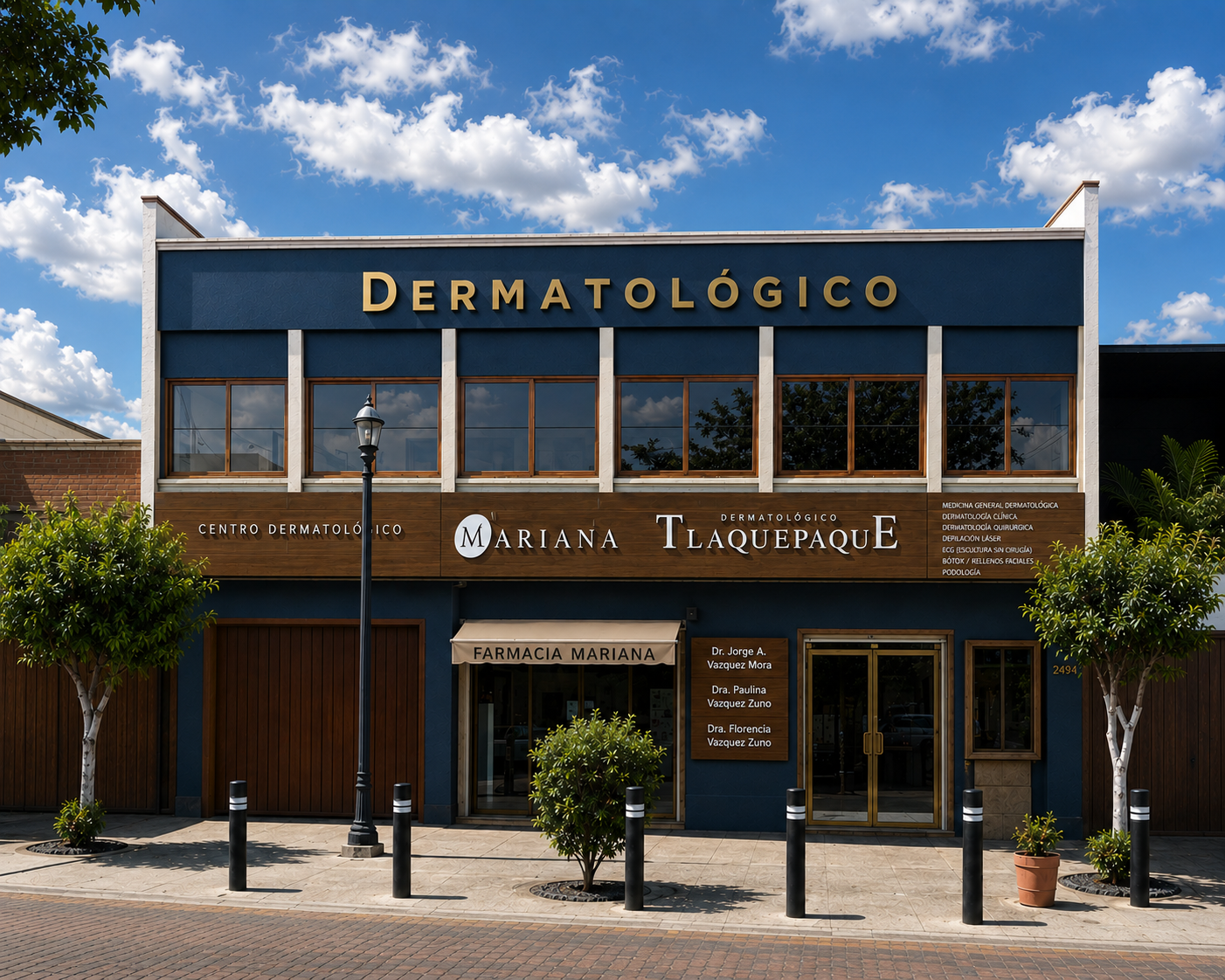 Fachada del Dermatológico Tlaquepaque